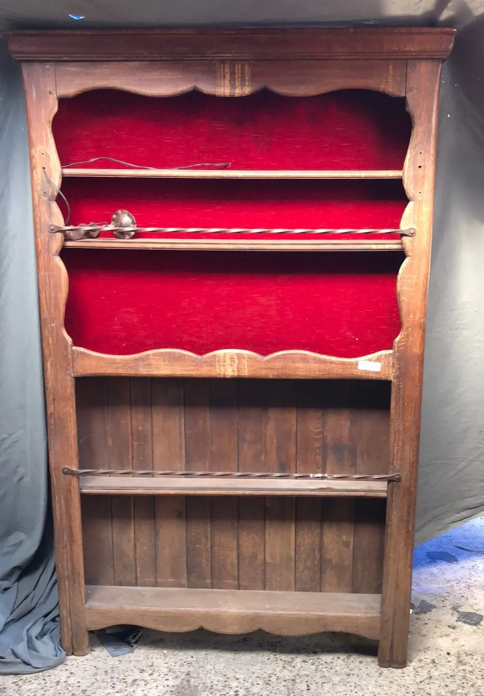 Small Oak Back Bar 1