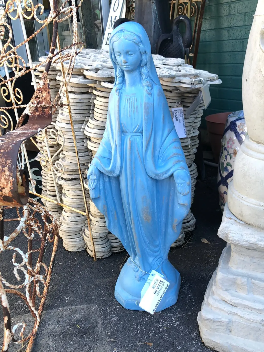 Blue Concrete Madonna 1