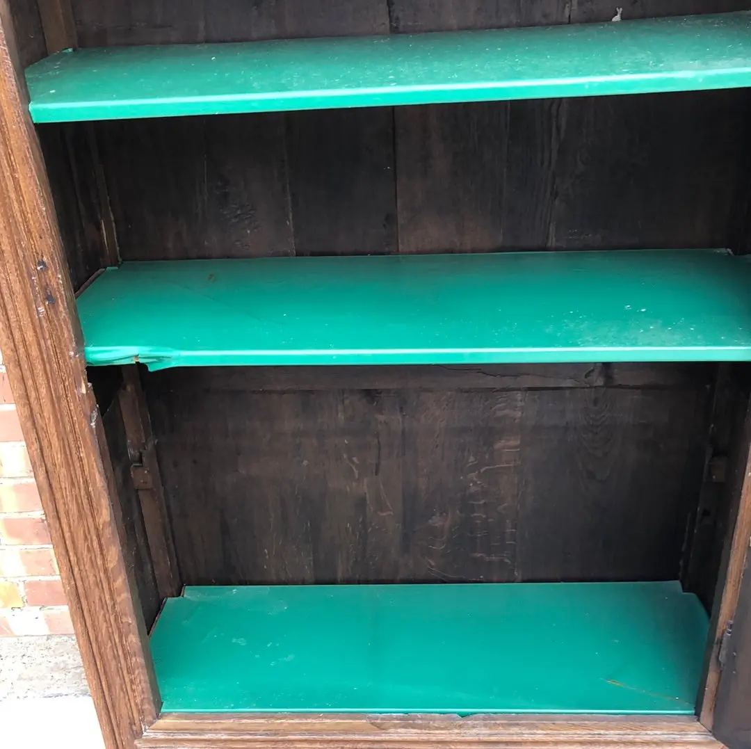 Shallow 1 Door Period Bookcase Cabinet 1