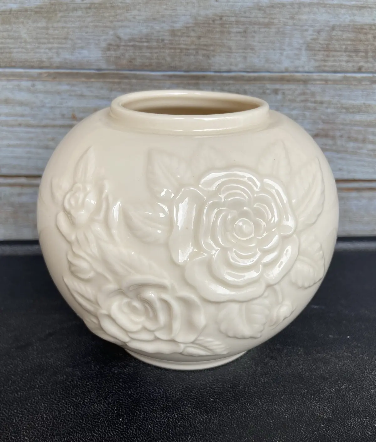 Small White Lenox Floral Vase 1