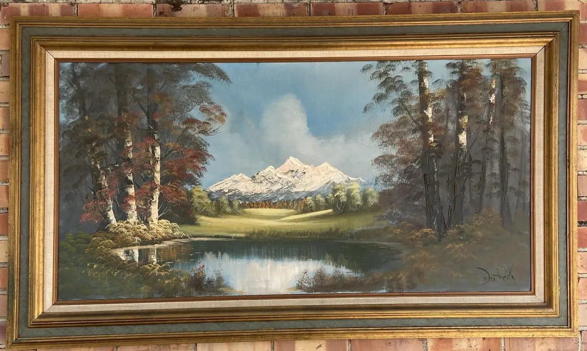 Large Mountainscape Oil Painting 1