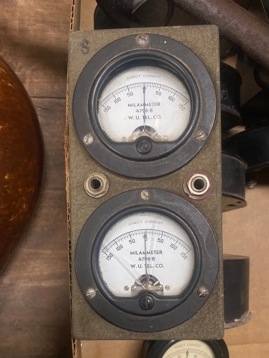Western Union Double Milammeter 1