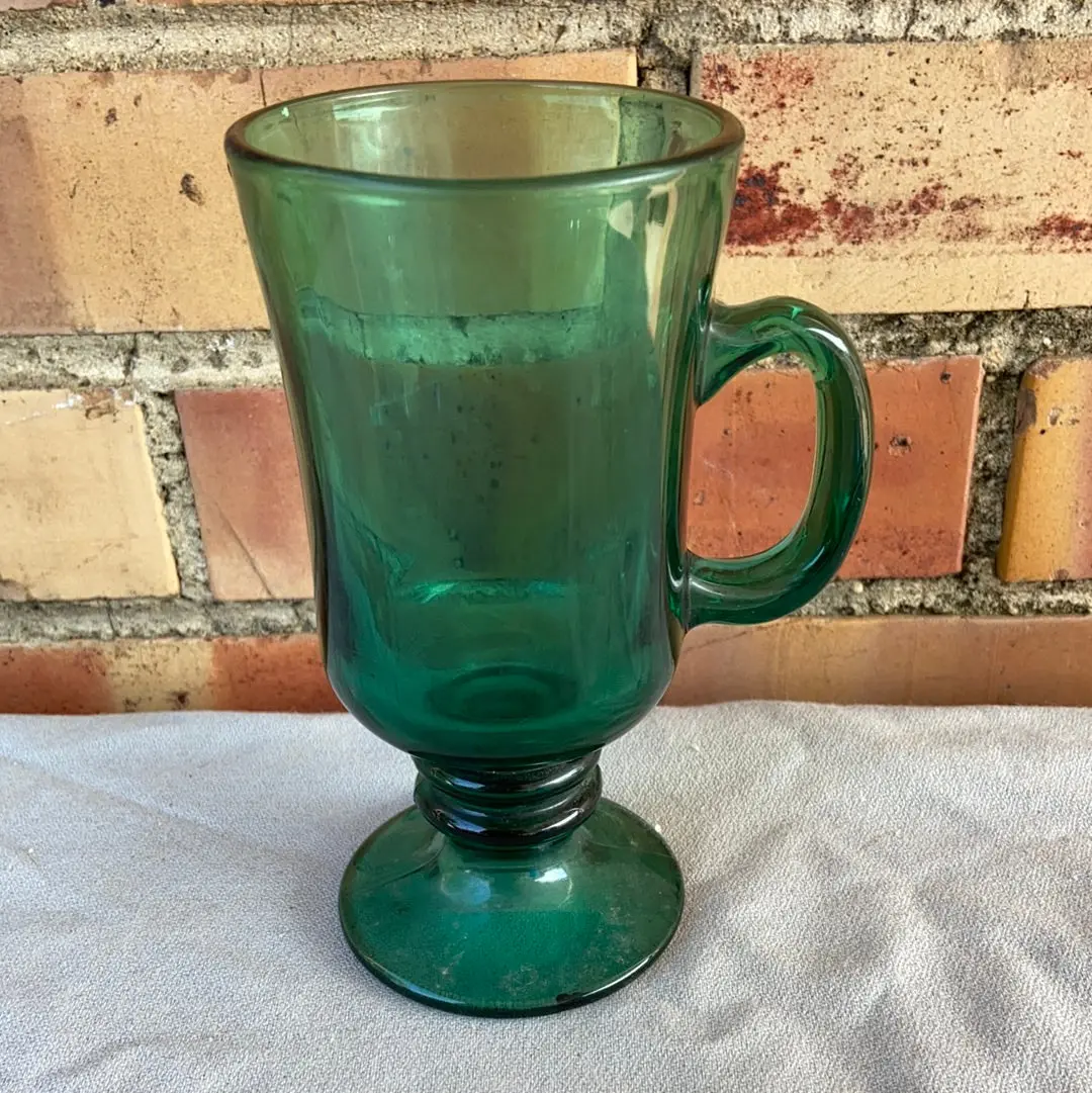 Green Irish Coffee Mug 1