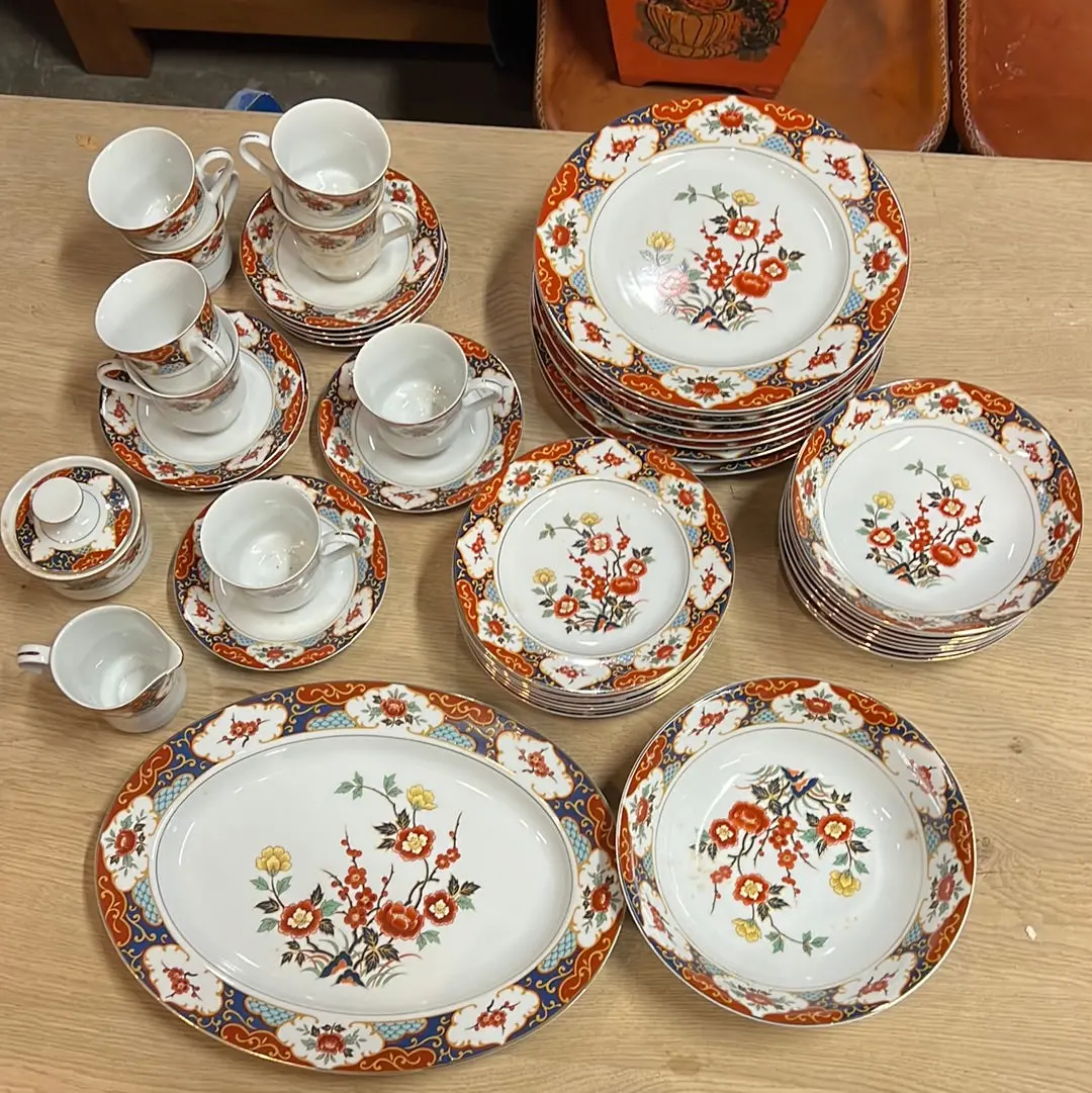 Vintage 70'S Kyoto Fine China Set - Made In Japan 1
