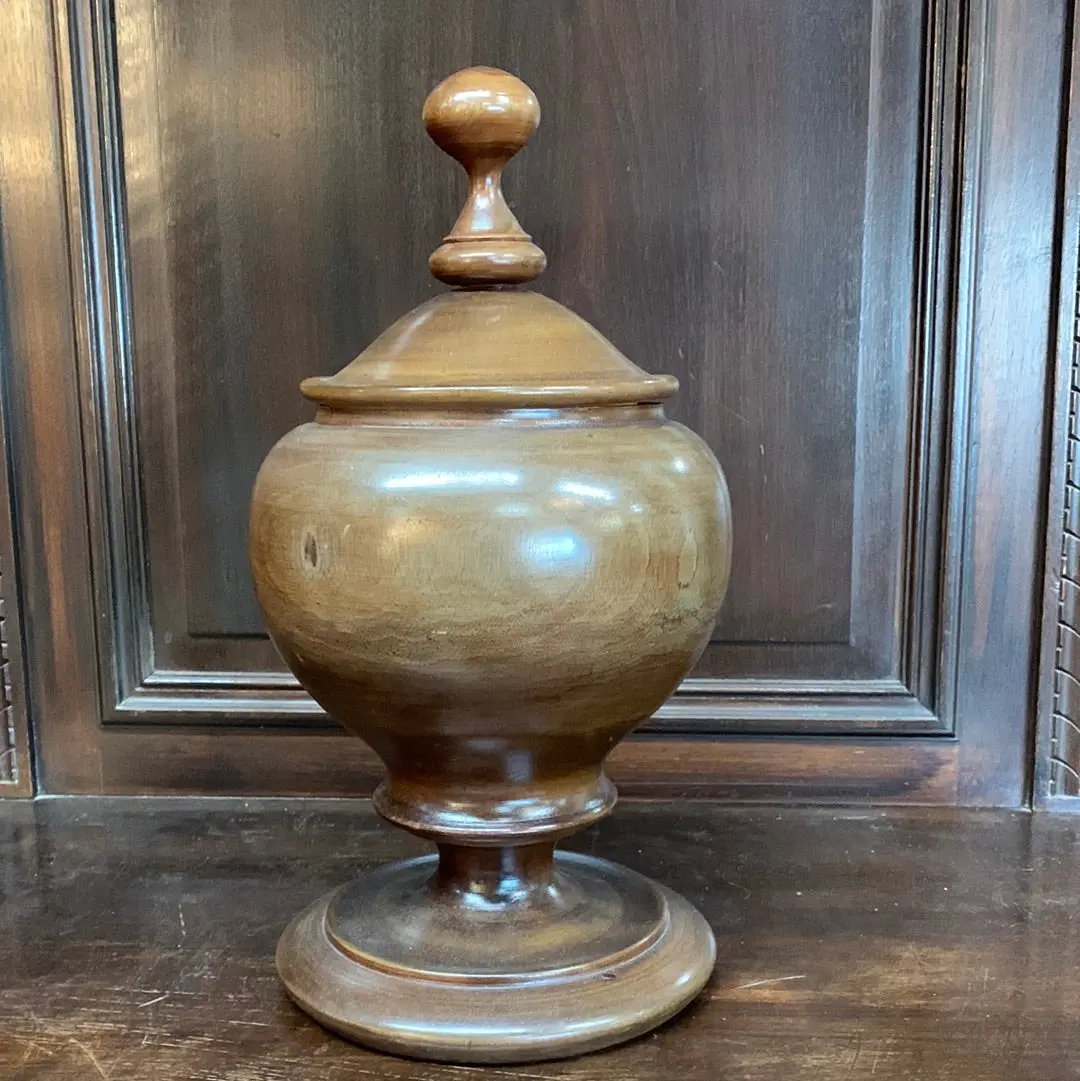 Turned Wood Finial Box 1