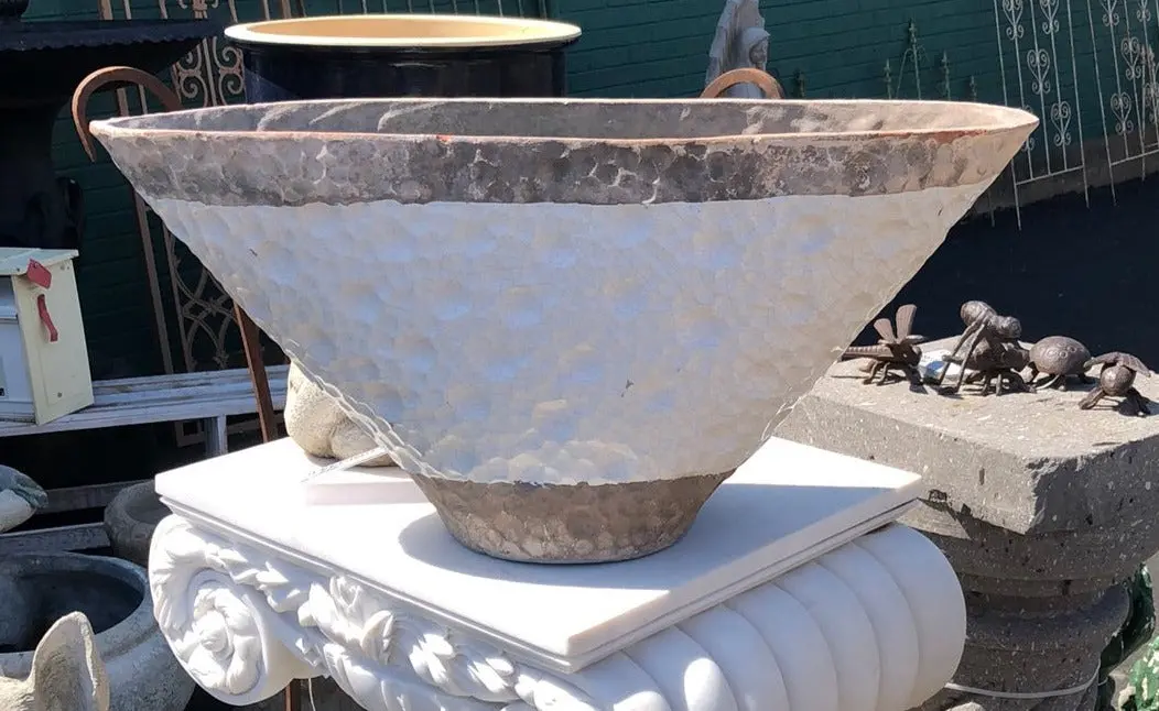 Glazed Oval Planter 1