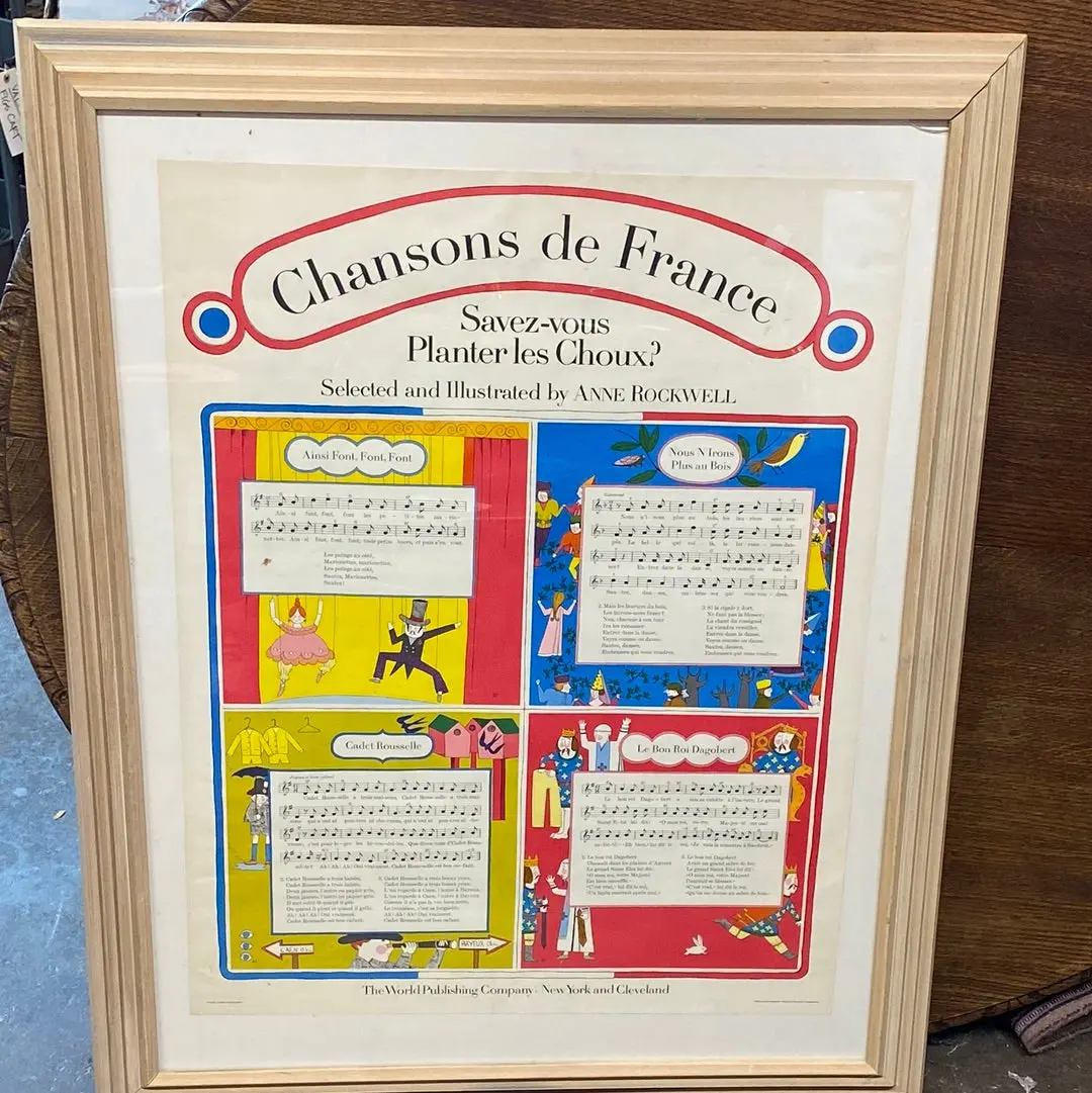 Chansons De France Music Large Print 1