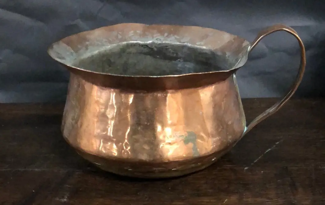 Small Copper Planter Pot 1
