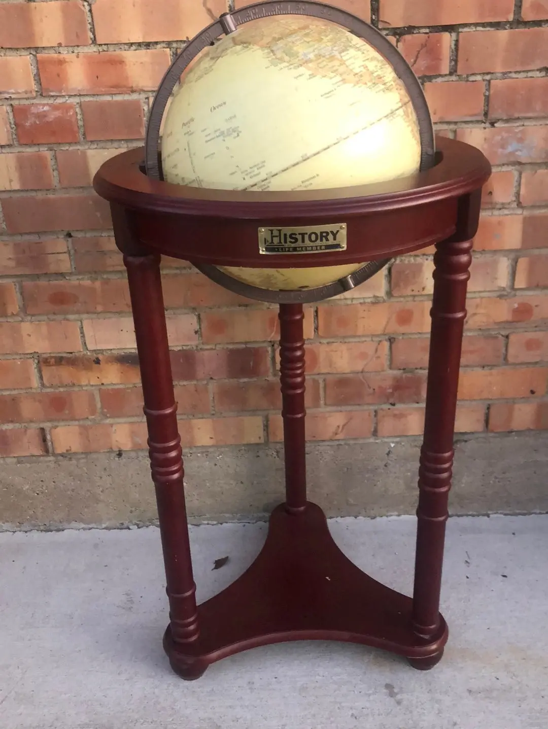 History Channel Globe On Stand 1
