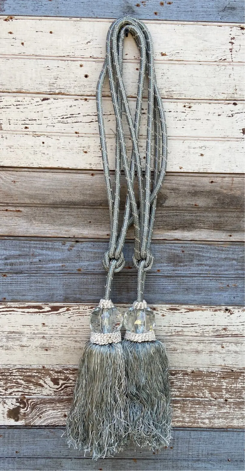 Pair Of Prism Tassels - As Found 1