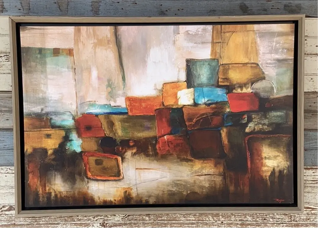 Vibrant Colors Abstract Giclee On Canvas 1