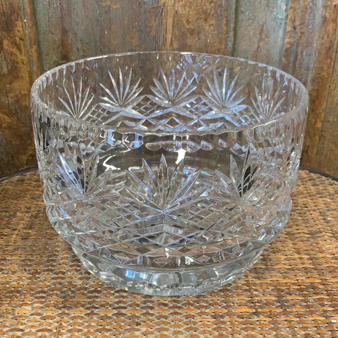 Large Cut Crystal Serving Bowl 1