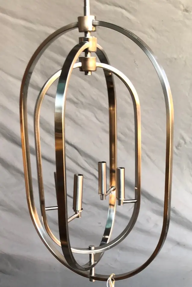 Modern Chrome Small Chandelier 1
