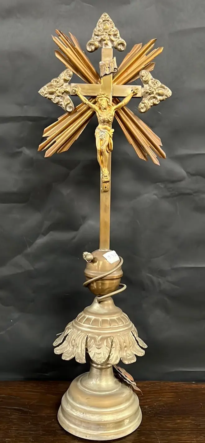 Large Metal Crucifix 1