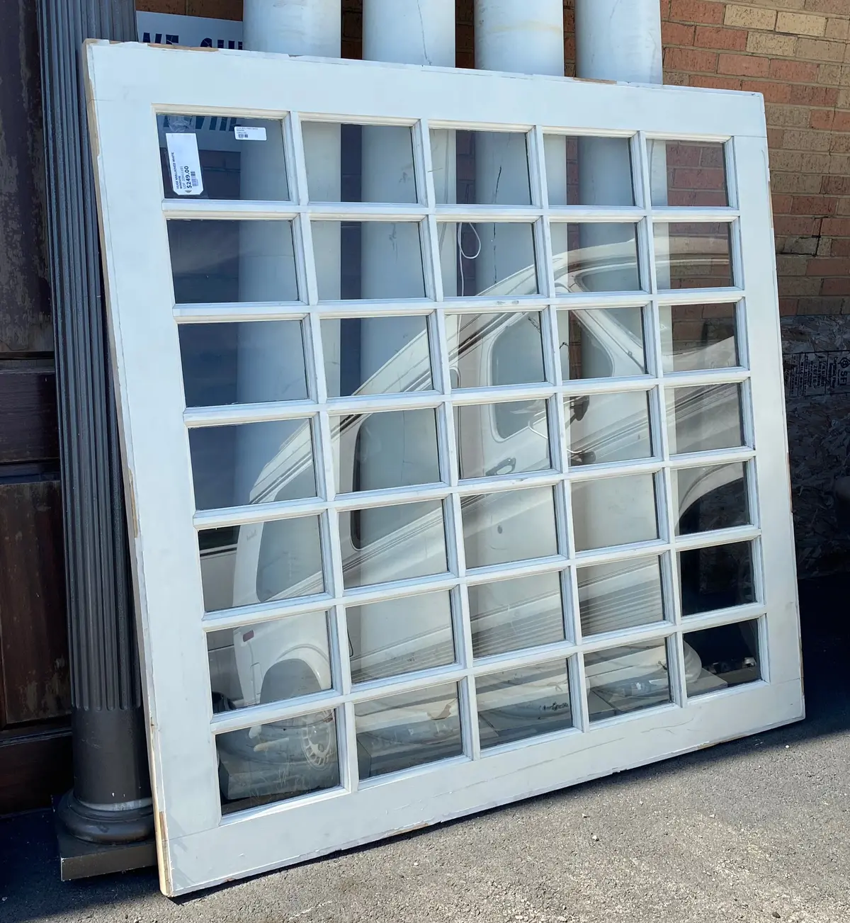 Huge Mullioned White Window 1