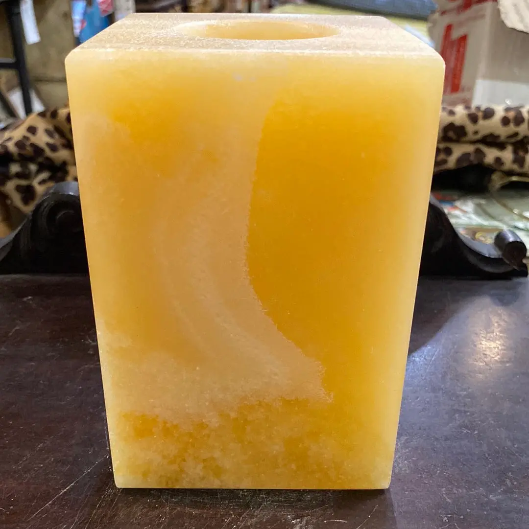 Alabaster Votive Candle Cover 1