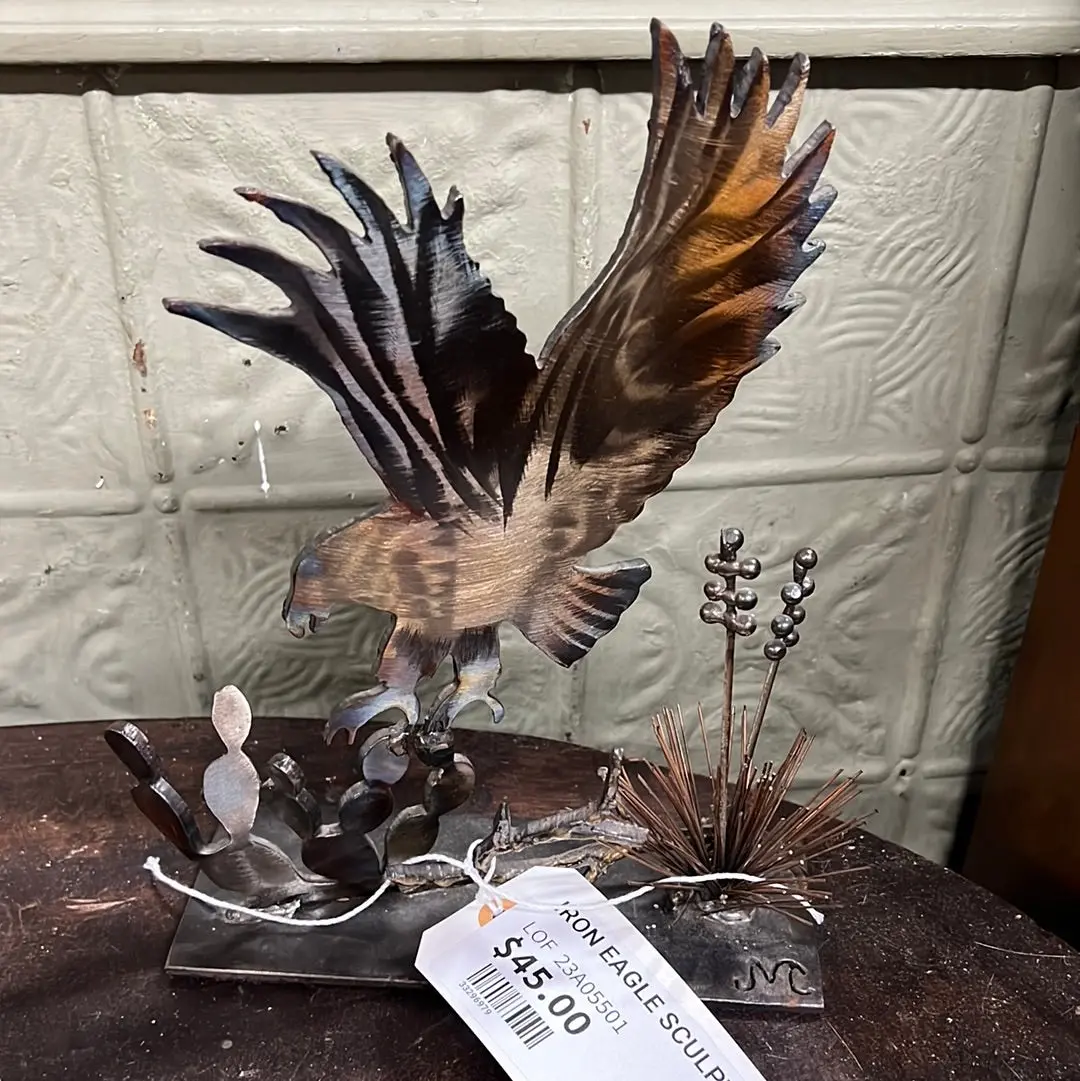 Iron Eagle Sculpture 1