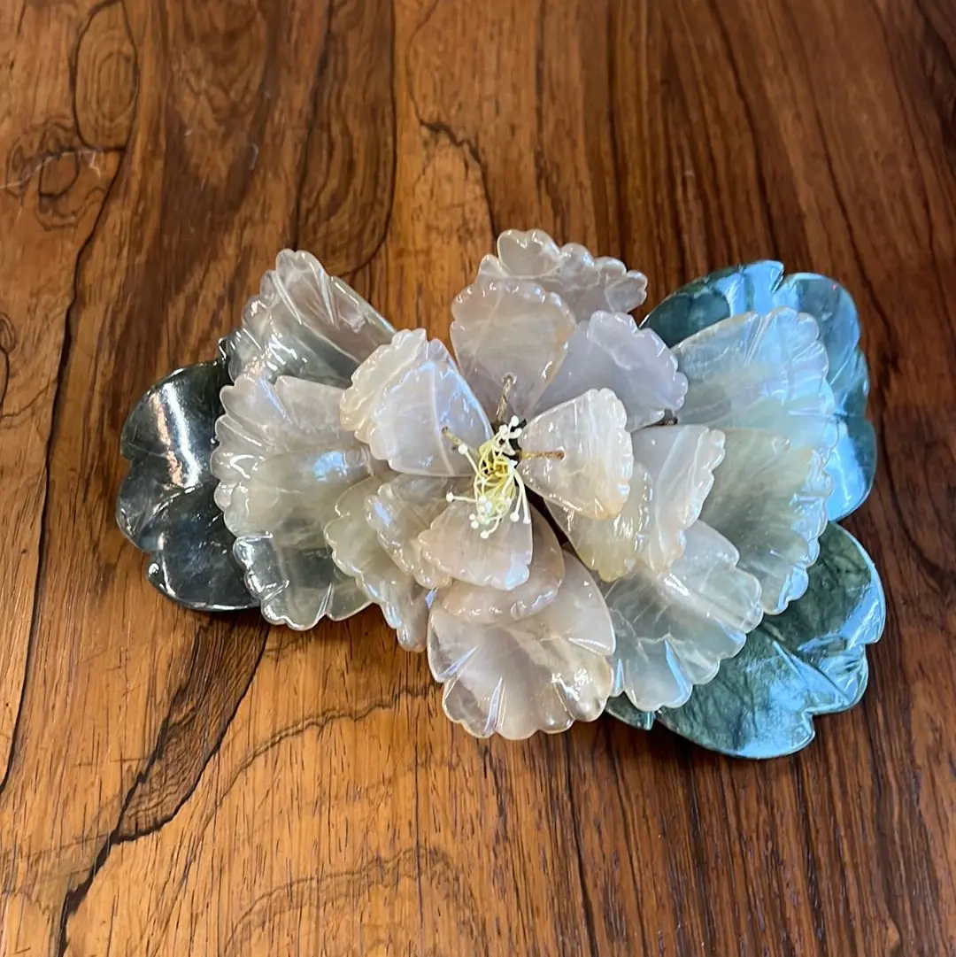Glass And Stone Flower 1