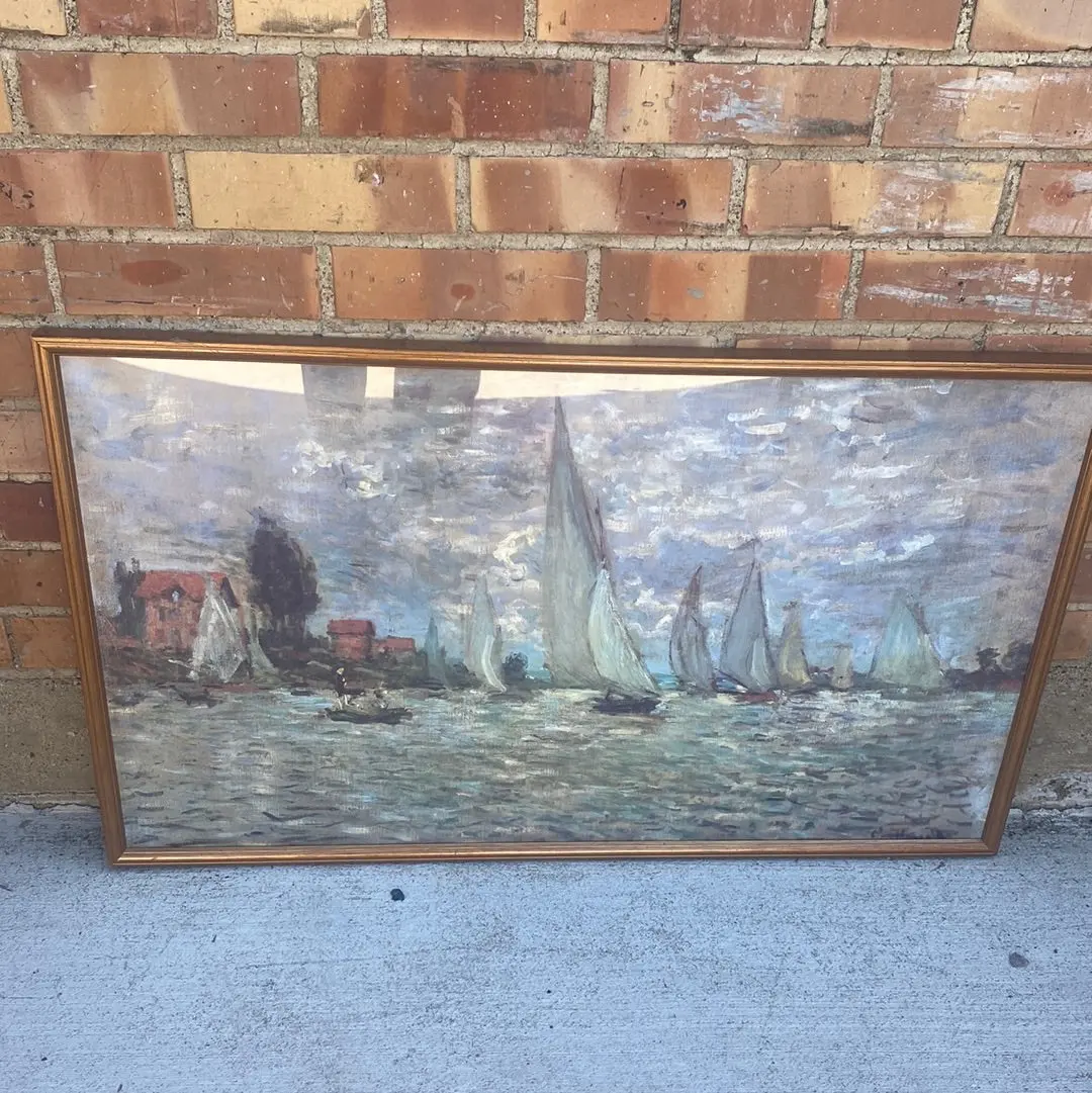 Framed Sailboat Print 1