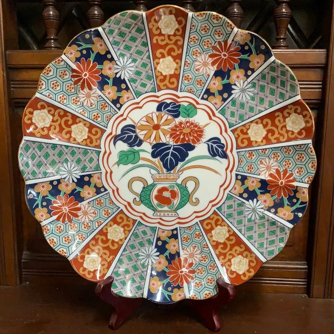 12" Imari Style Platter 1