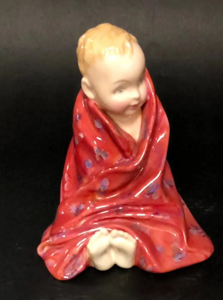 Small Boy With Red Blanket Royal Doulton 1