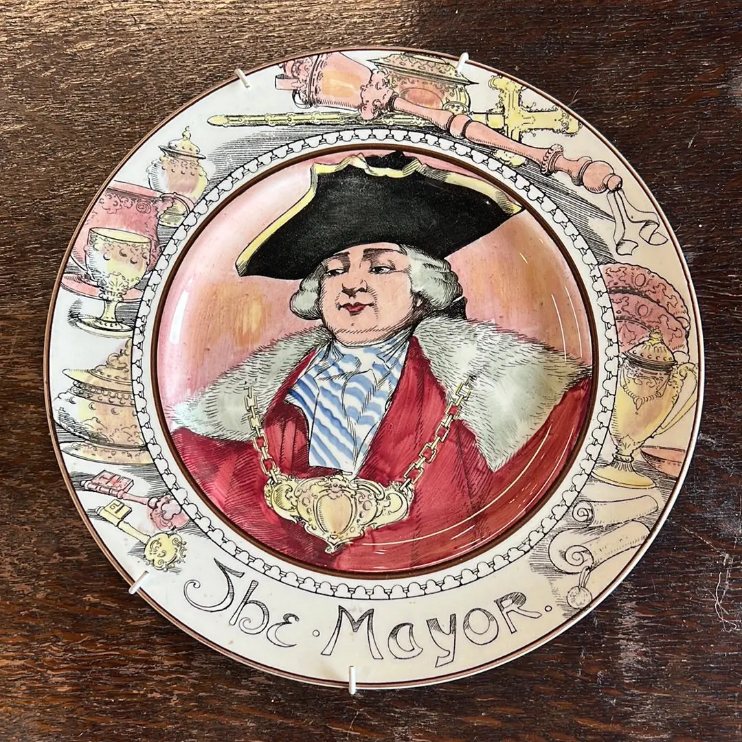 Royal Doulton Porcelain Plate "The Mayor" 1