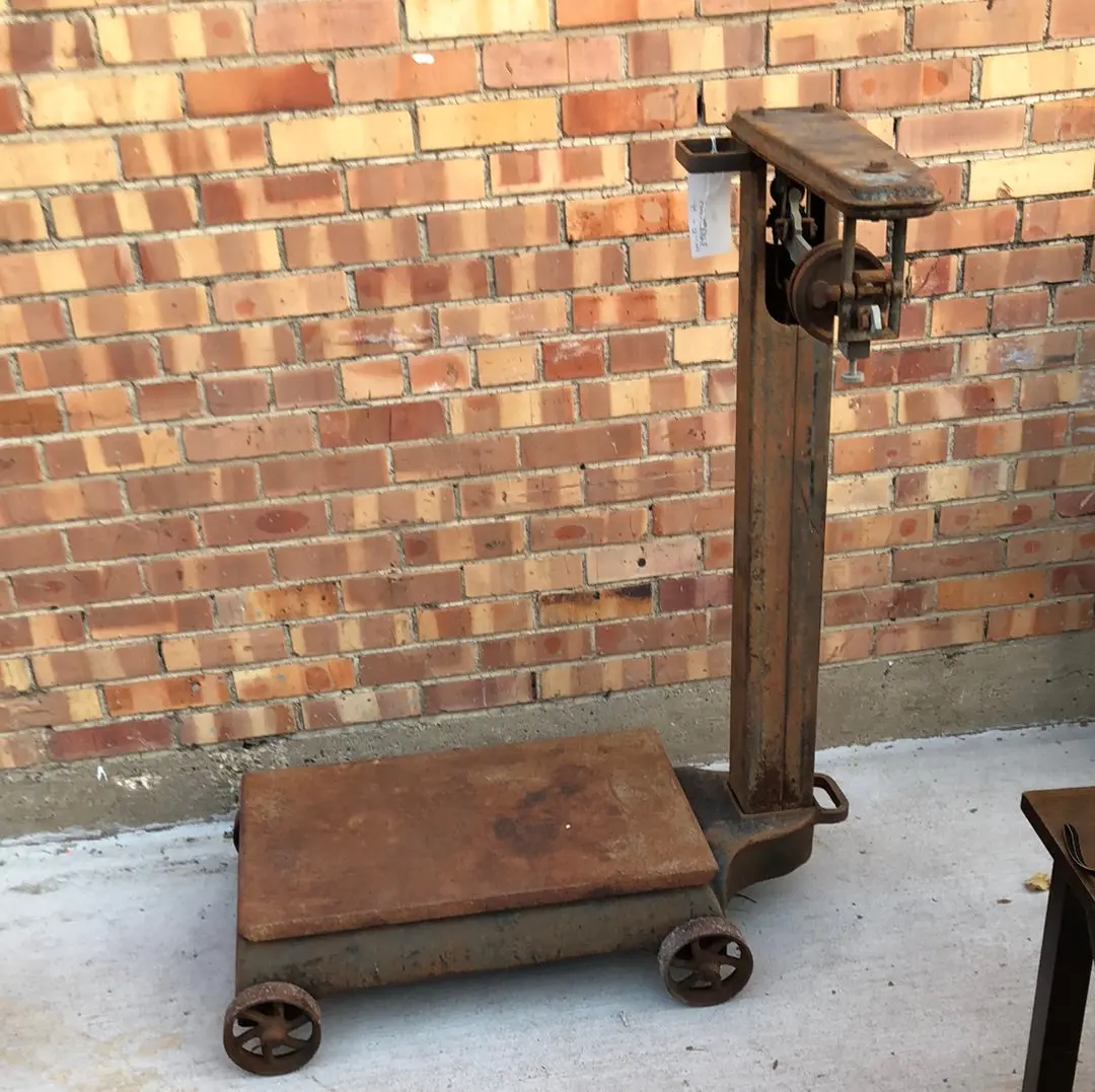 Large Iron Platform Scale 1