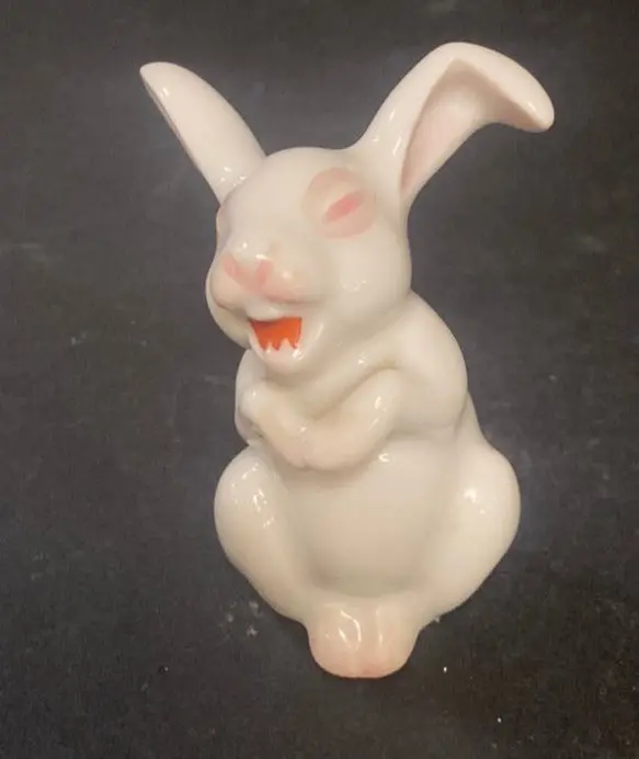 Small German Rosenbach White Bunny 1