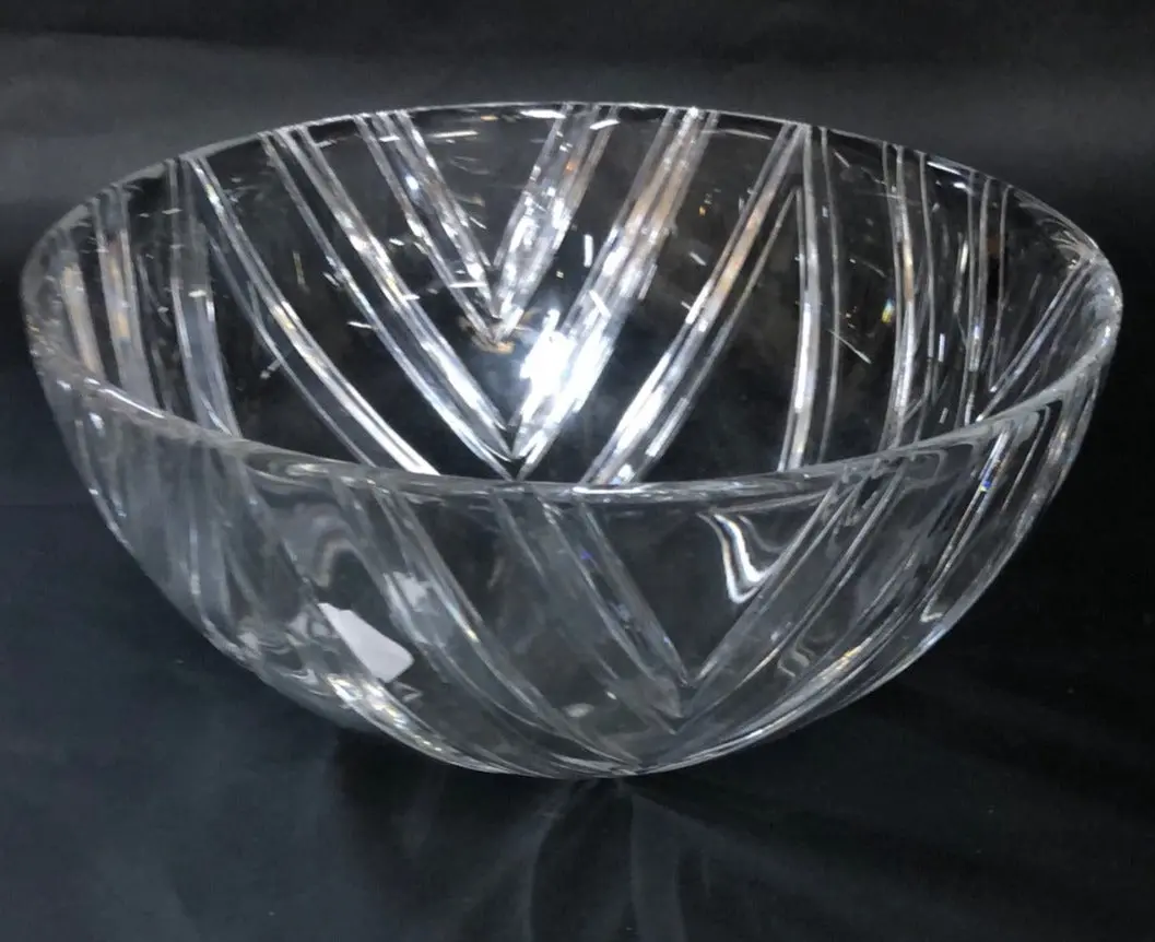 Cut Crystal Modern Bowl 1