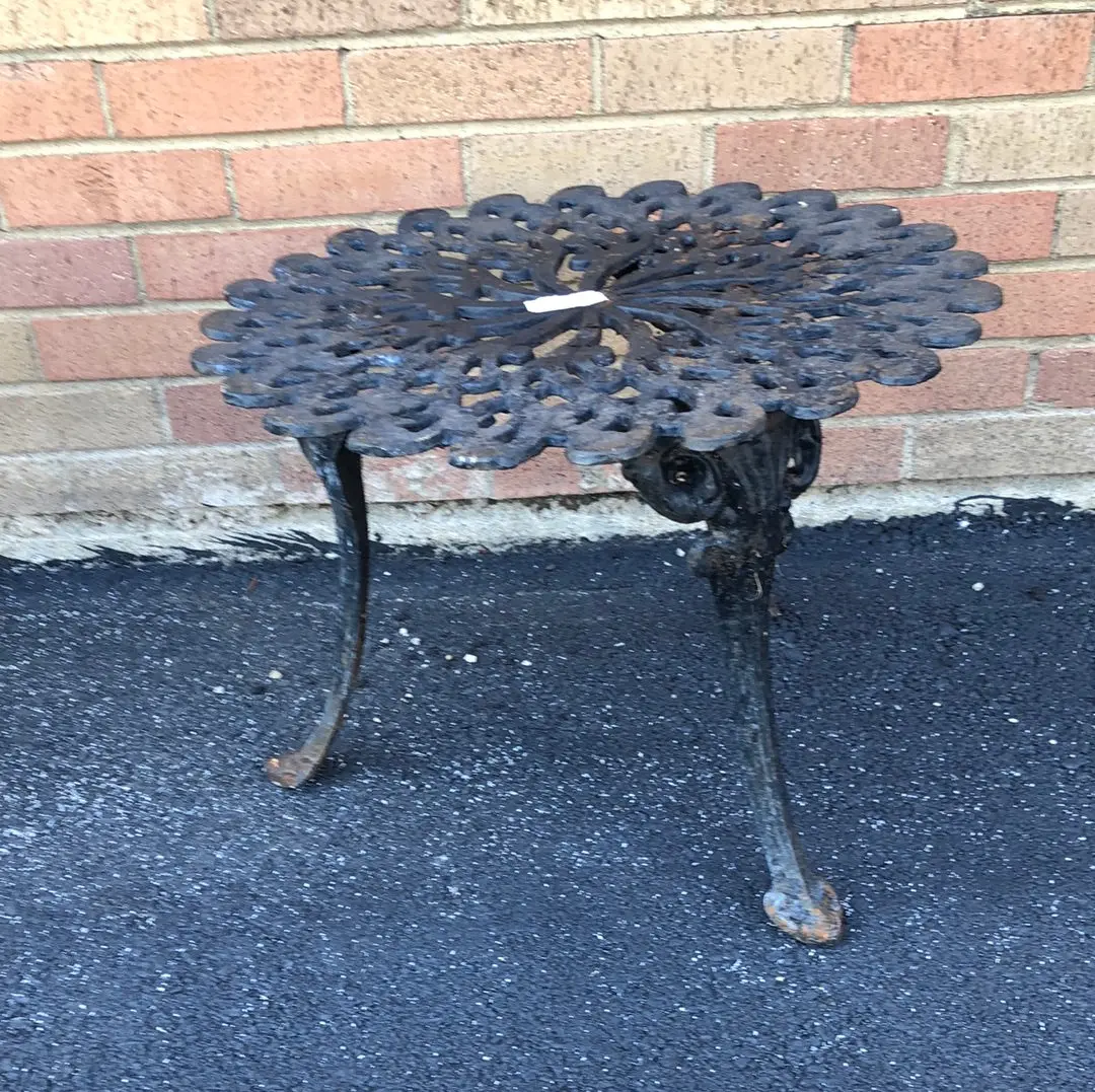 Cast Iron Side Table 1
