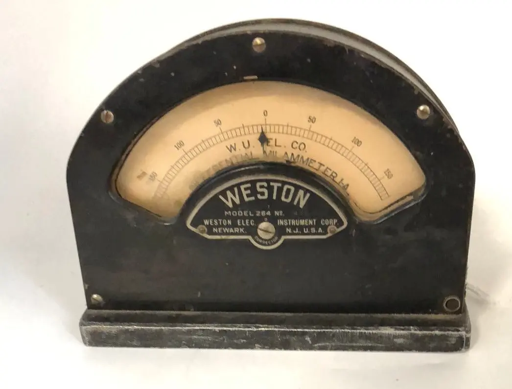 Weston Arched Milammeter 1