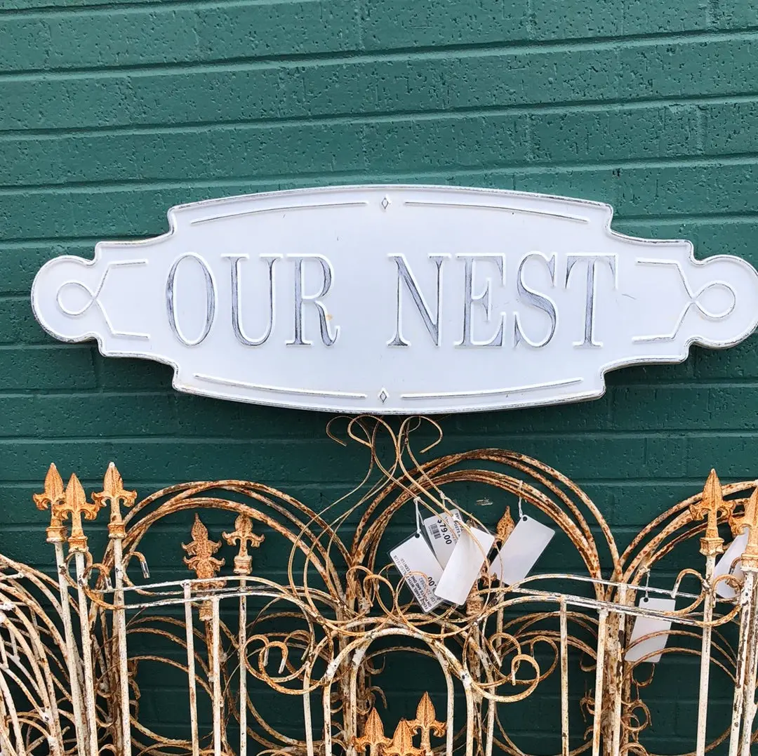 Tin Our Nest Sign 1