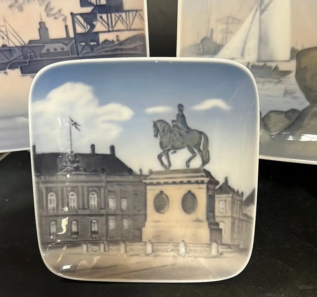 Set Of 3 Danish (Landmarks) Tiny Platters 1