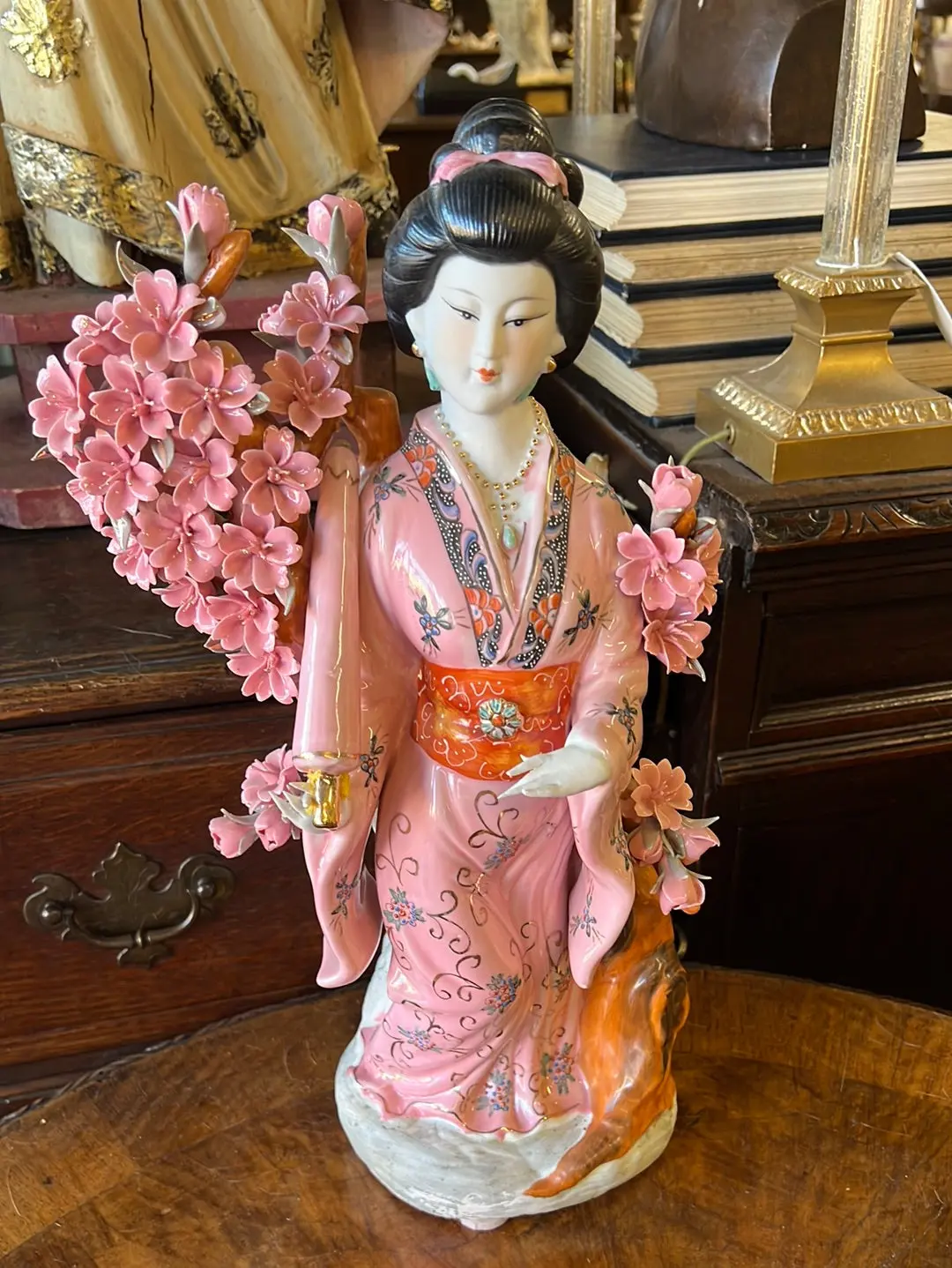 Pink Chinese Lady Figure - Each 1