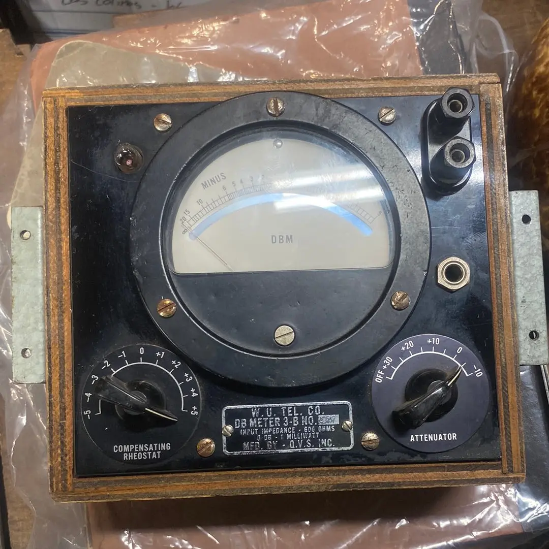Western Union Db Meter With Rheostat 1