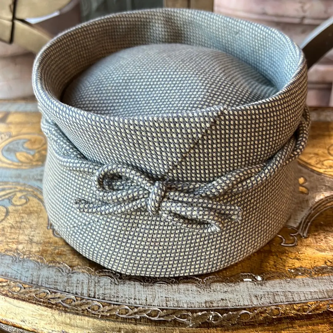 Tweed Pillbox Hat 1