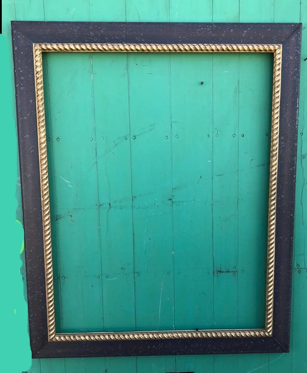 Large Wood Frame With Gold Gadrooning Trim 1