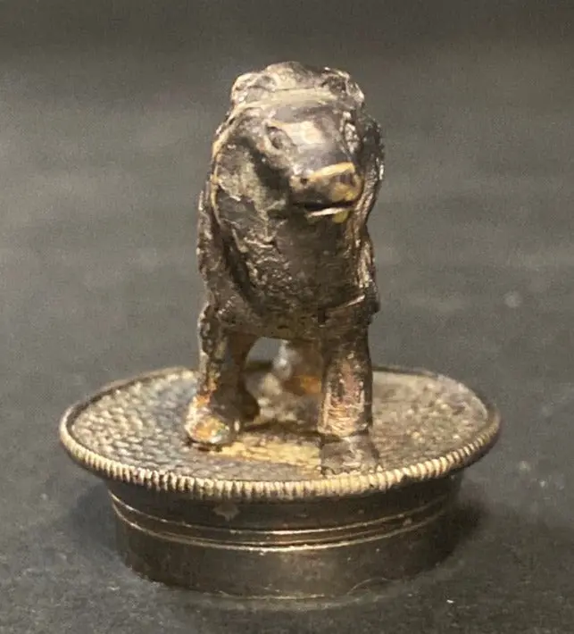 Silver Lion Finial 1