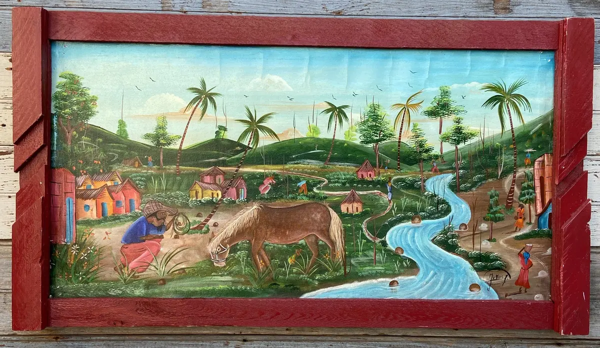 Whimsical Tropical Landscape 1