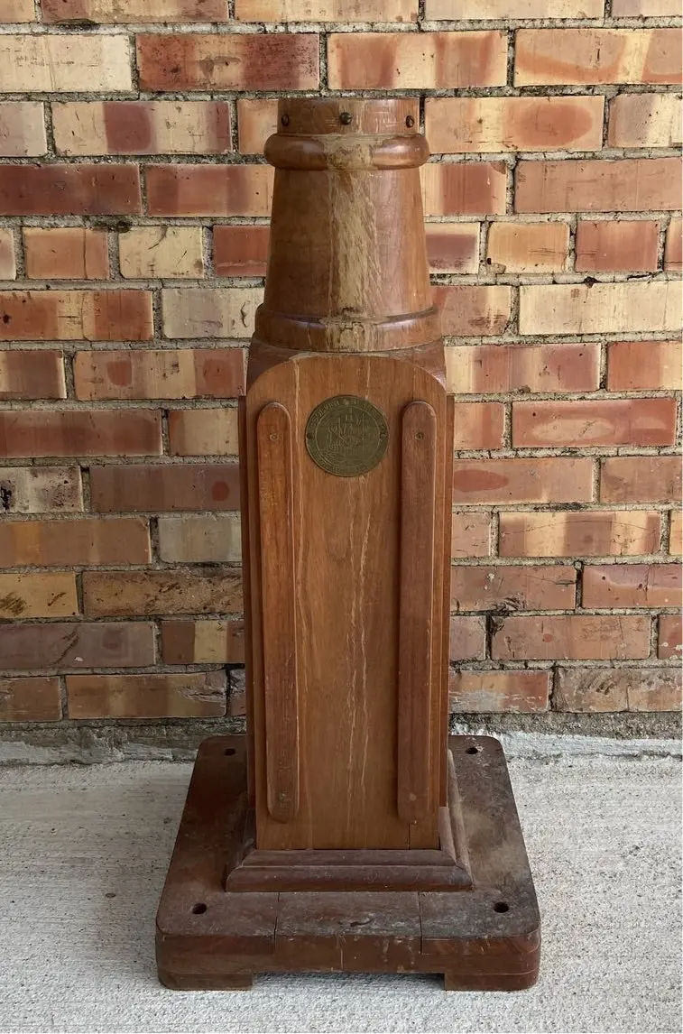 19Th Century Danish Wooden Ships Binnacle Base 1