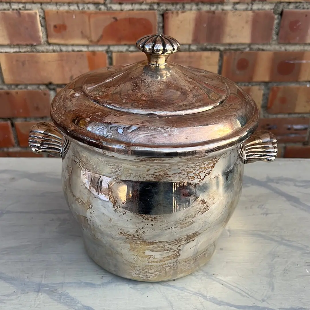 Silver Plate Ice Bucket 1