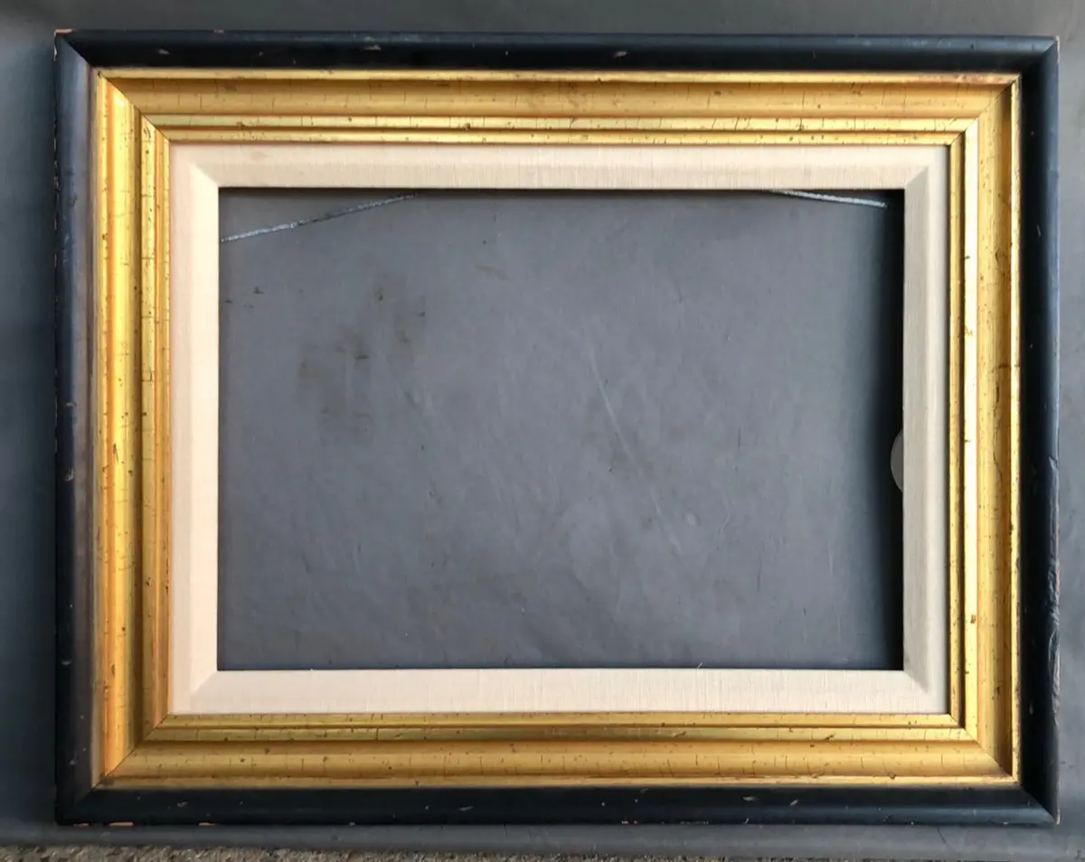 Small Black With Gold Frame 1