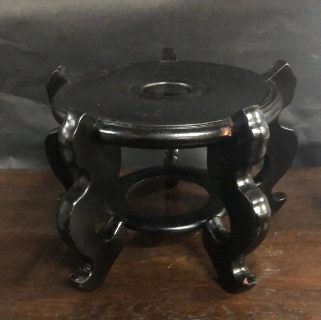 Large Chinese Black Stand 1