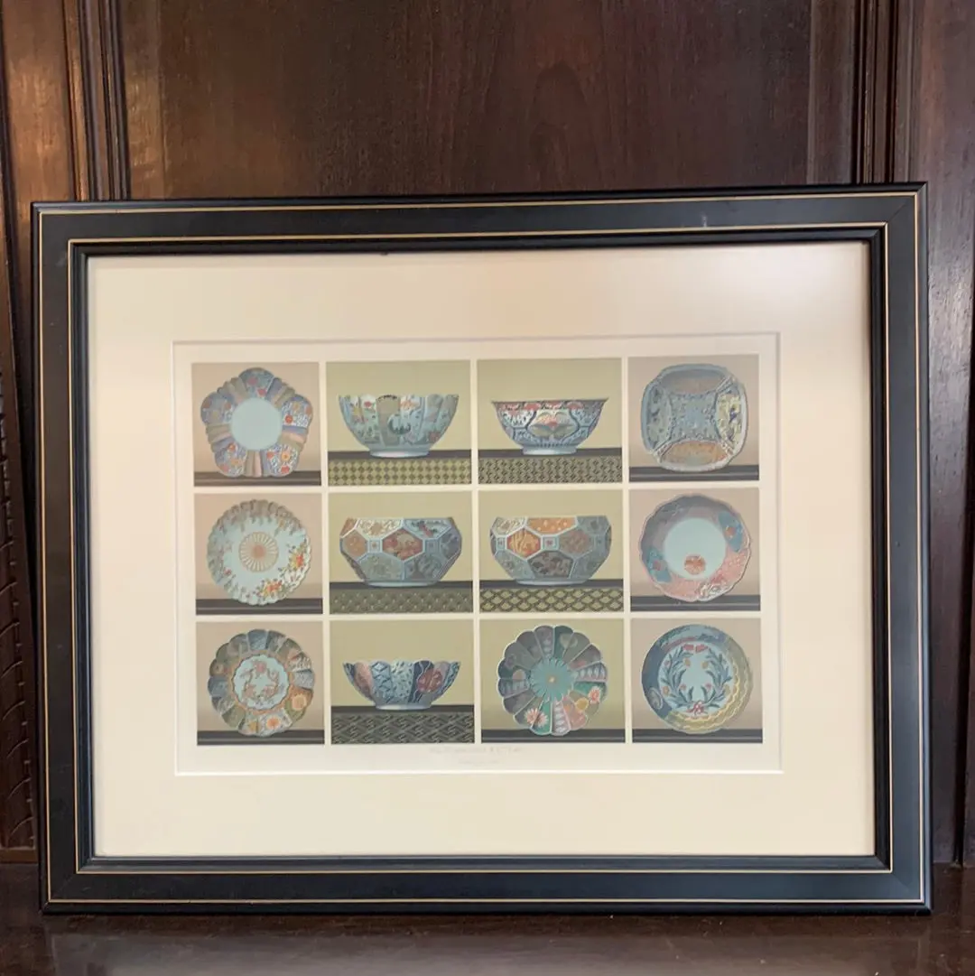 Asian Plates Print 1
