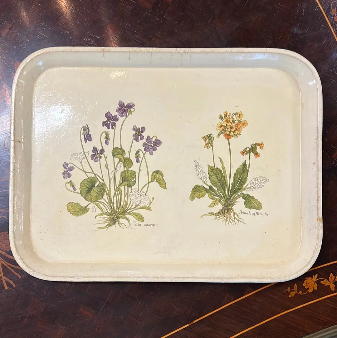 Rounded Rectangular Botanical Tray 1