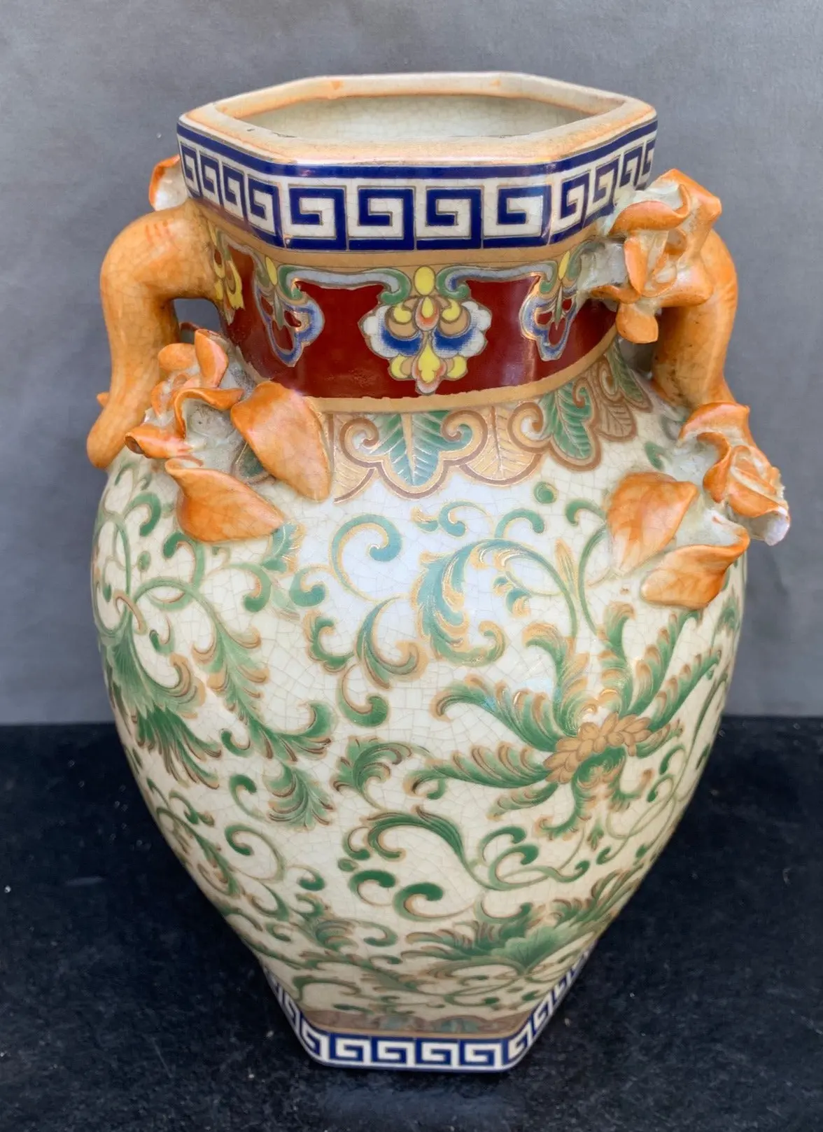 As Found Crackled Porcelain Vase 1
