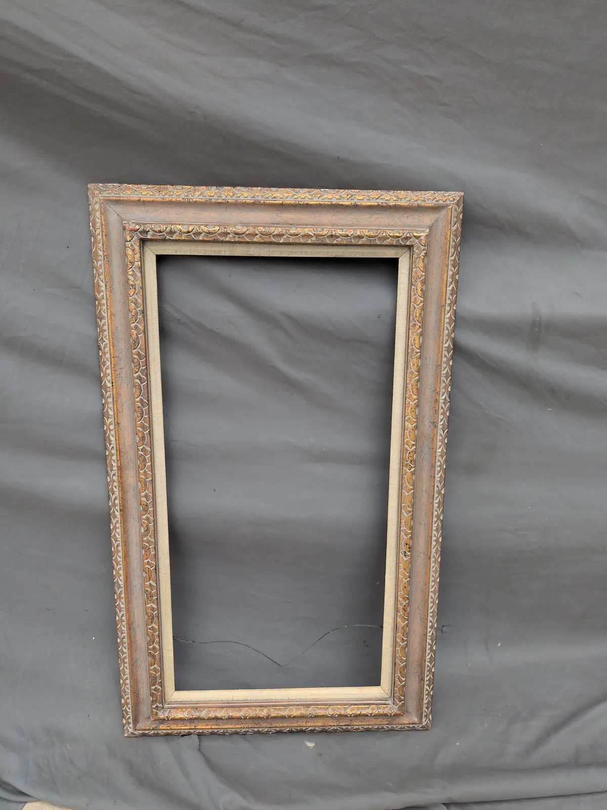 Ornate Brown Gold Washed Frame 1
