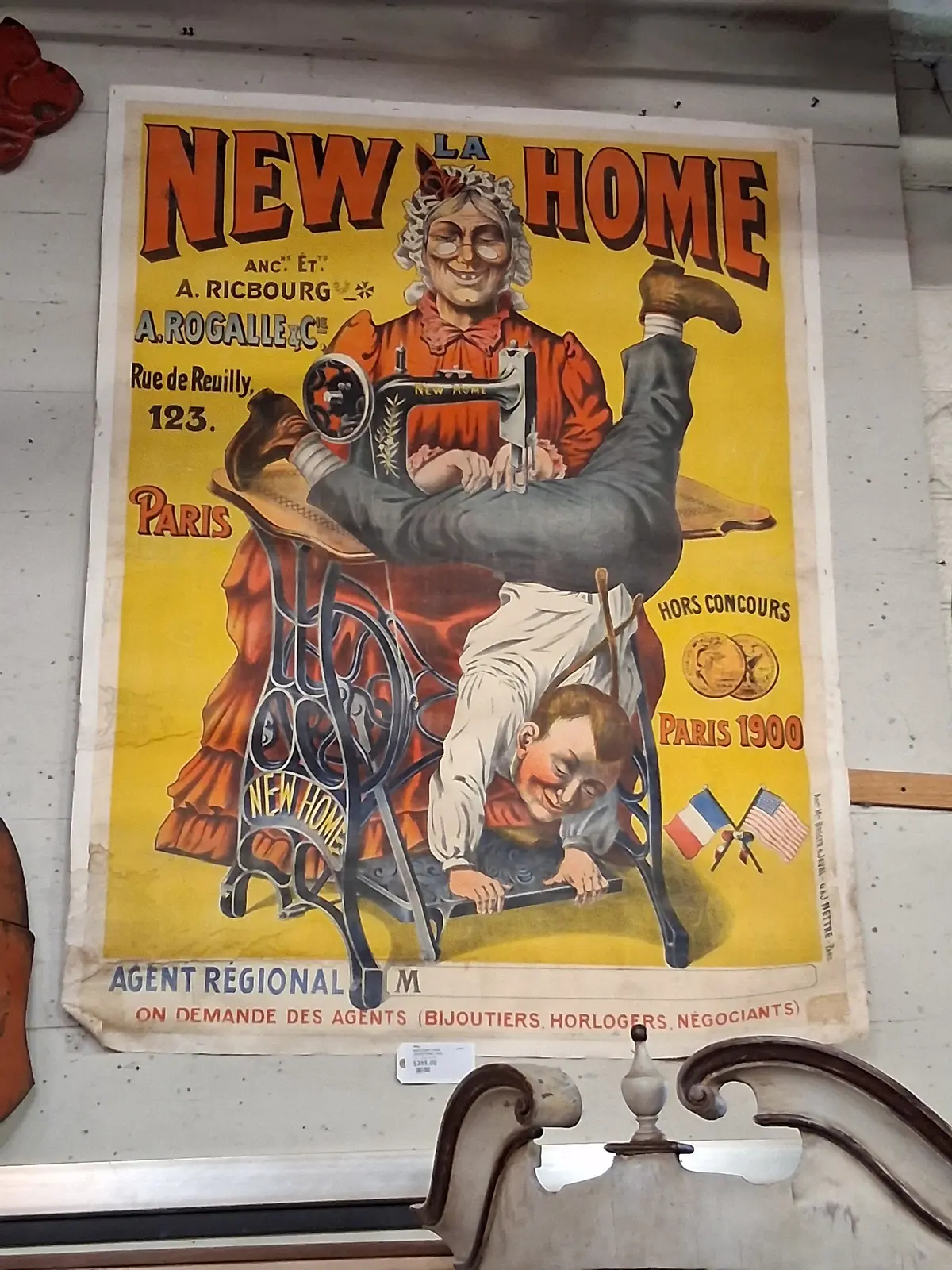 New Home Paris Advertising 1900 1
