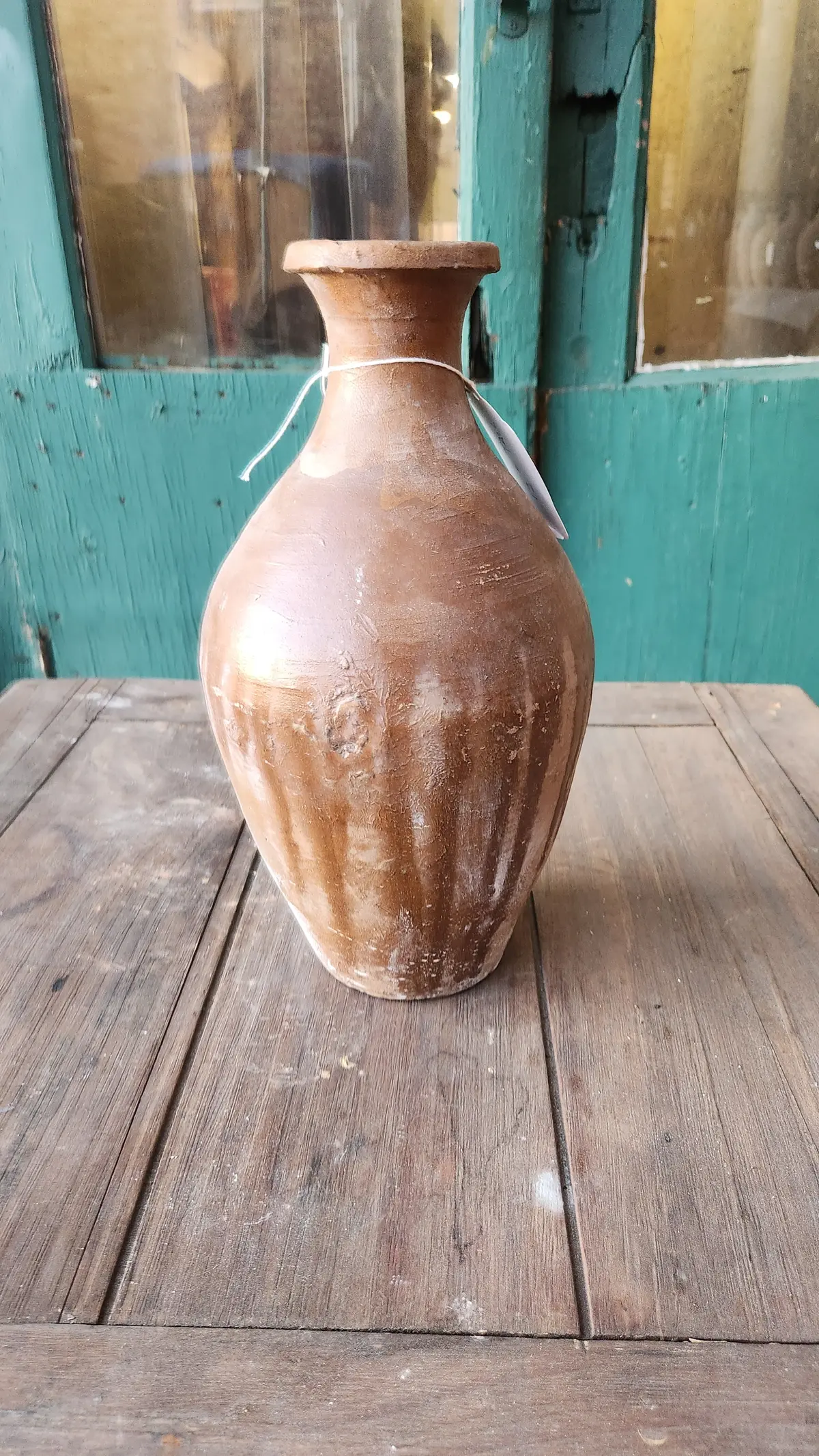Glazed Terra Cotta Wine Pitcher 1