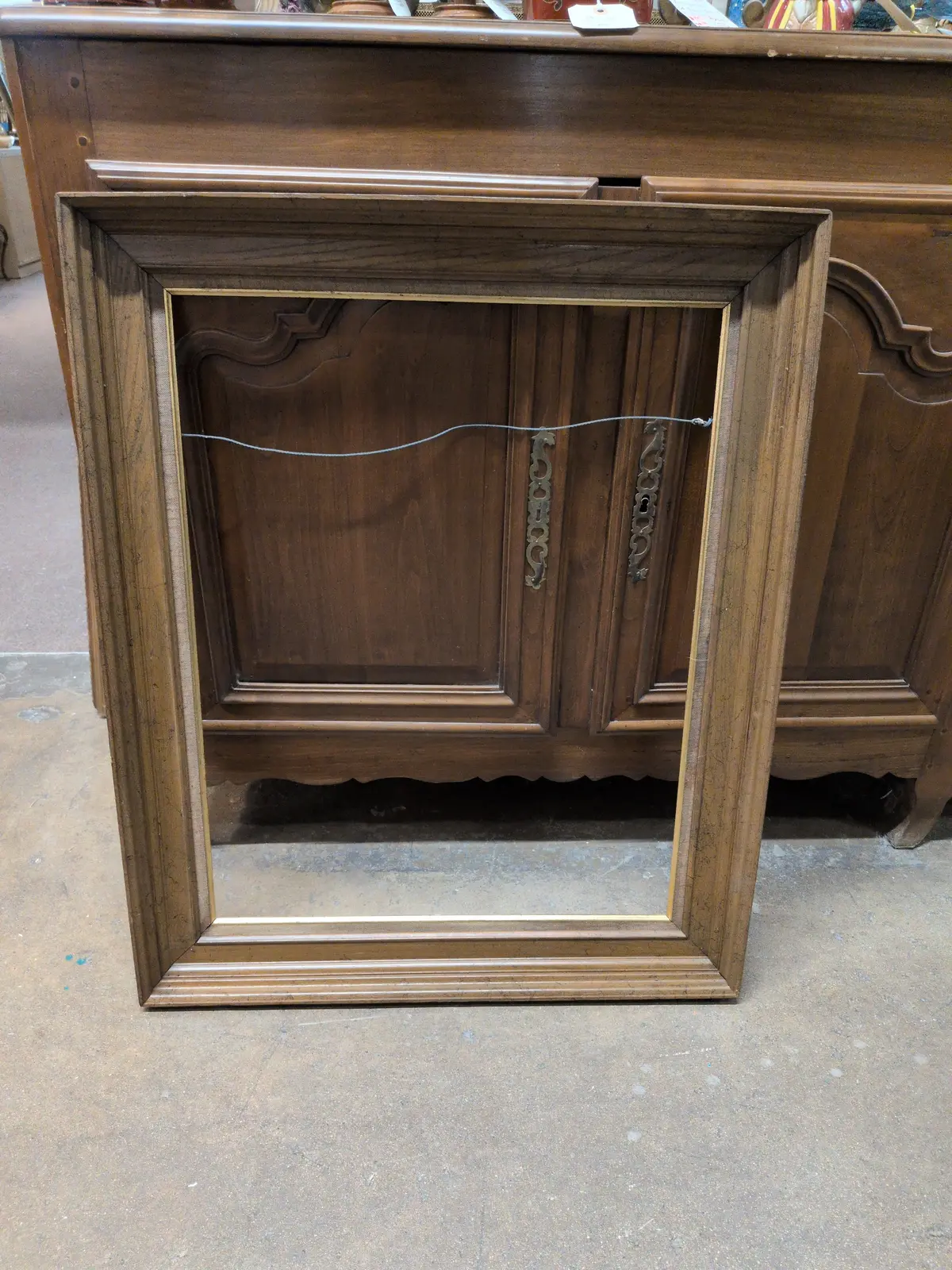 Beveled Oak Frame 1